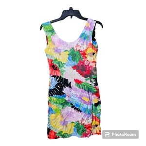 Jams World Floral Surf Line Hawaii Dress Small